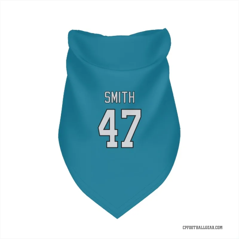 Isaiah Smith  Blue Carolina Panthers  Cat & Dog Pet Bandana