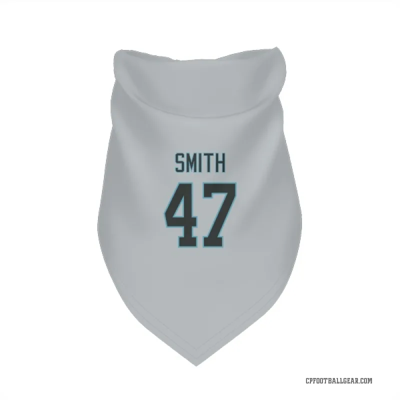 Isaiah Smith  White Carolina Panthers  Cat & Dog Pet Bandana