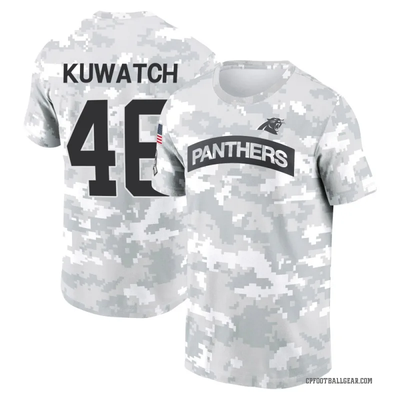 Jackson Kuwatch Men's Camo Carolina Panthers Arctic 2024 Salute to Service Performance T-Shirt