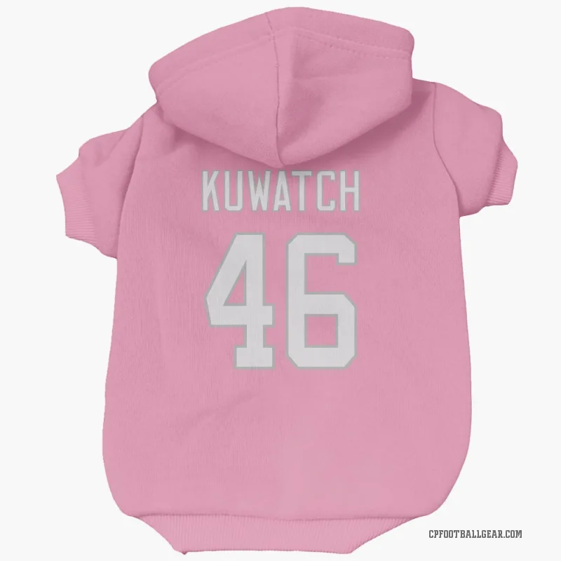 Jackson Kuwatch  Pink Carolina Panthers  Cat & Dog Pet Hoodie