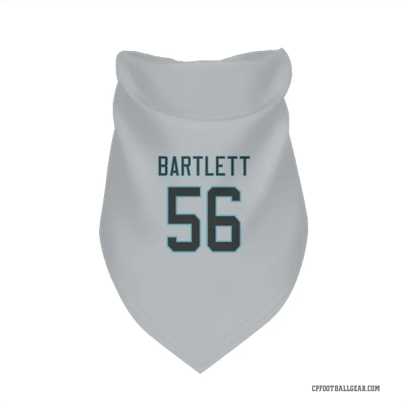 Jared Bartlett  Carolina Panthers   Silver Cat & Dog Pet Bandana