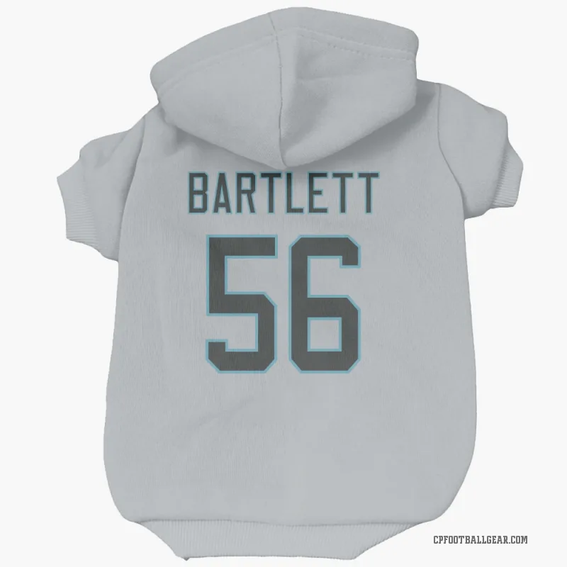 Jared Bartlett  Carolina Panthers   Silver Cat & Dog Pet Hoodie