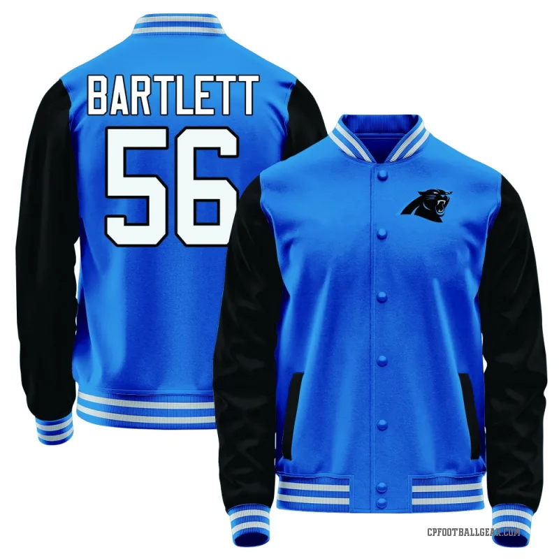 Jared Bartlett Men's Blue Carolina Panthers /Black Full-Snap Jacket