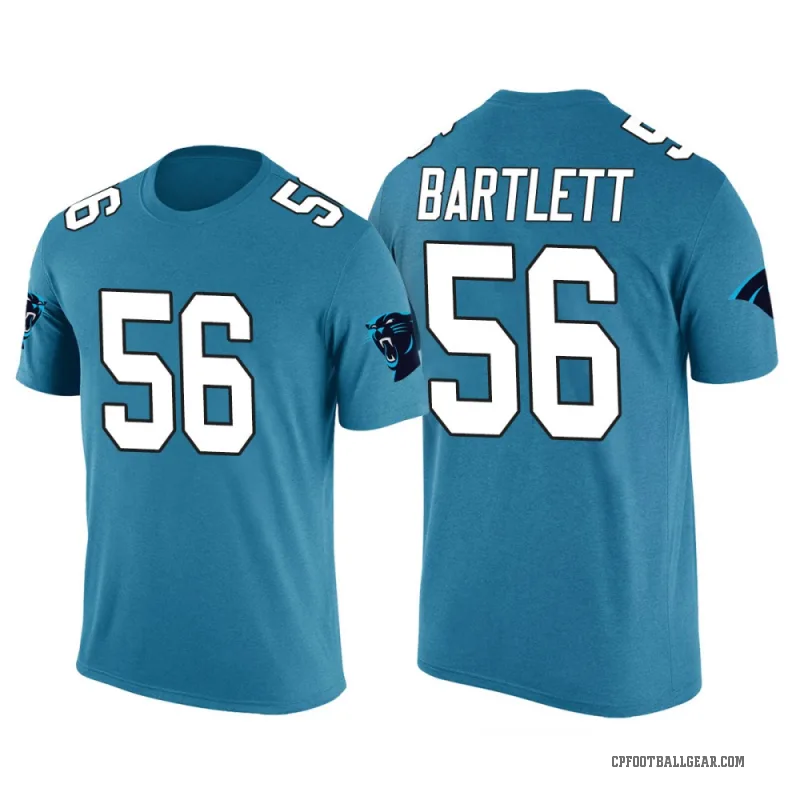 Jared Bartlett Men's Blue Carolina Panthers Color Rush T-Shirt