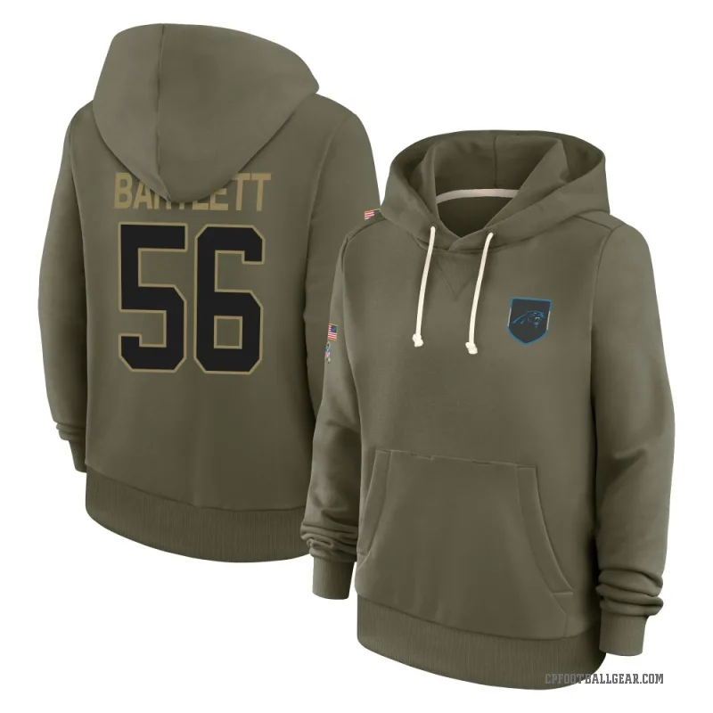 Jared Bartlett Women's Olive Carolina Panthers 2025 Salute to Service Hoodie