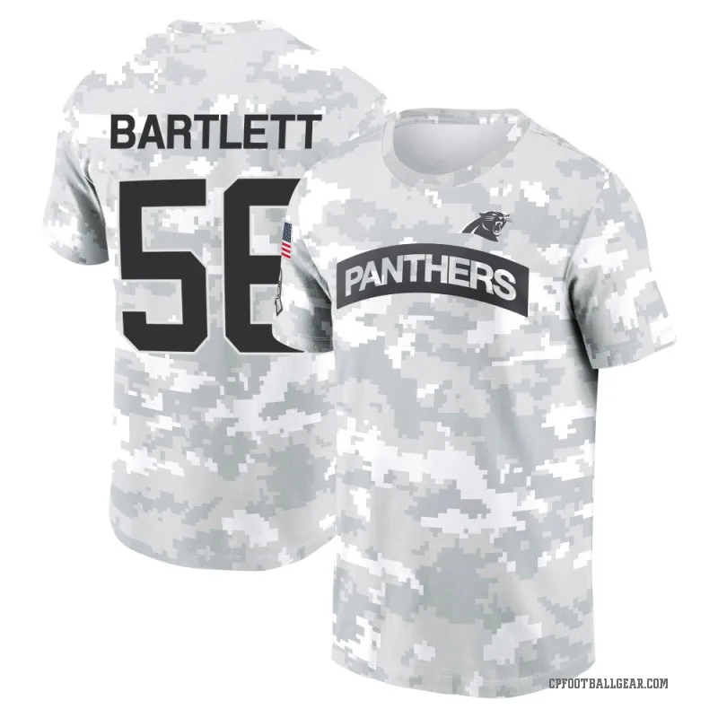 Jared Bartlett Youth Camo Carolina Panthers Arctic 2024 Salute to Service Performance T-Shirt