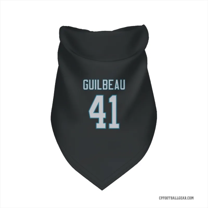 Jaylon Guilbeau  Black Carolina Panthers  Cat & Dog Pet Bandana