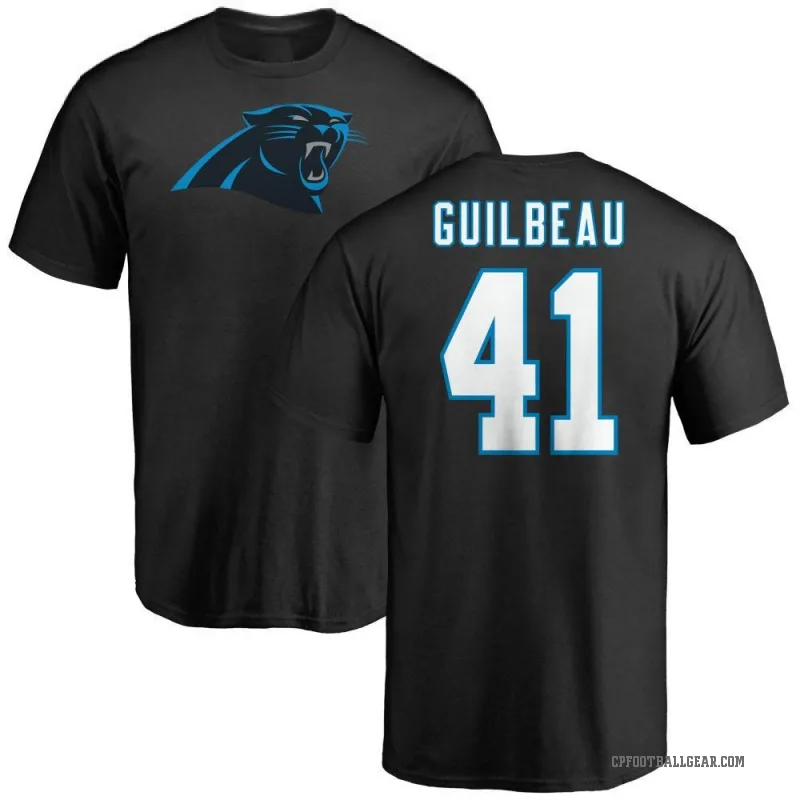 Jaylon Guilbeau Youth Black Carolina Panthers Logo T-Shirt -