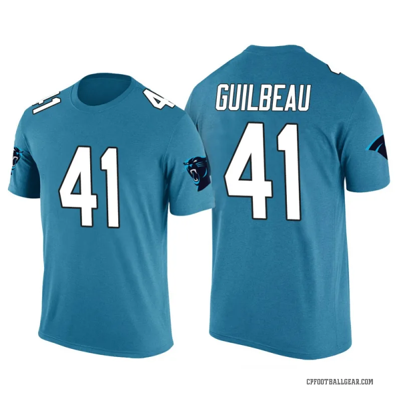 Jaylon Guilbeau Youth Blue Carolina Panthers Color Rush T-Shirt