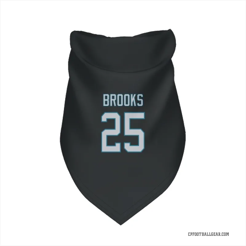 Jonathon Brooks  Black Carolina Panthers  Cat & Dog Pet Bandana