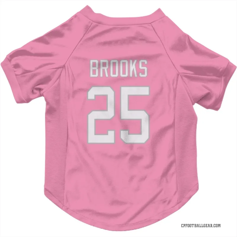 Jonathon Brooks  Pink Carolina Panthers  Cat & Dog Pet Jersey