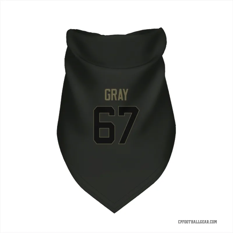 Joshua Gray  Black Carolina Panthers  Service Cat & Dog Pet Bandana