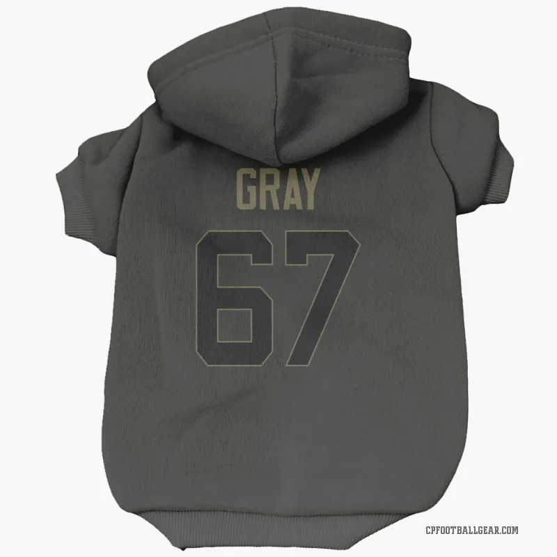 Joshua Gray  Black Carolina Panthers  Service Cat & Dog Pet Hoodie
