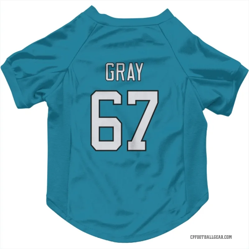 Joshua Gray  Blue Carolina Panthers  Cat & Dog Pet Jersey
