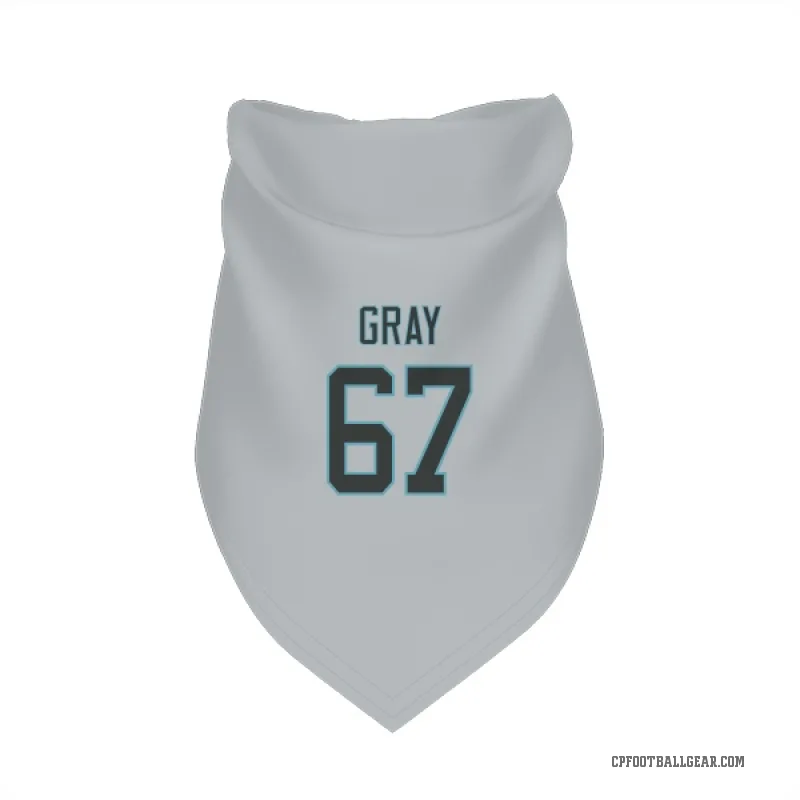 Joshua Gray  Carolina Panthers   Silver Cat & Dog Pet Bandana