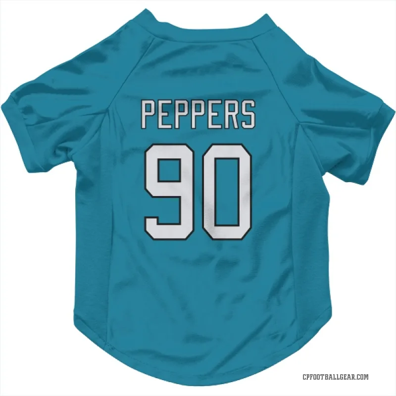 Julius Peppers  Blue Carolina Panthers  Cat & Dog Pet Jersey