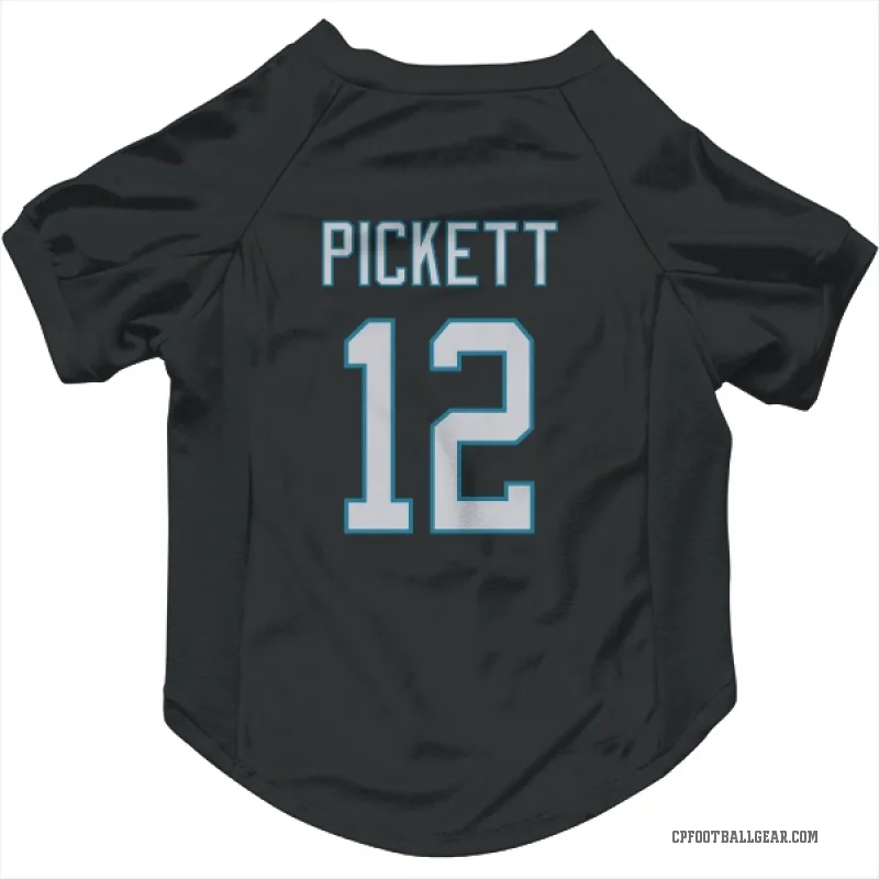Kenny Pickett  Black Carolina Panthers  Cat & Dog Pet Jersey