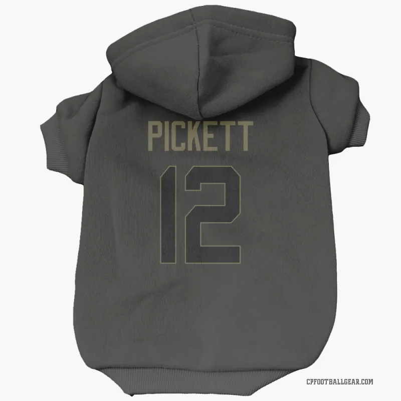 Kenny Pickett  Black Carolina Panthers  Service Cat & Dog Pet Hoodie