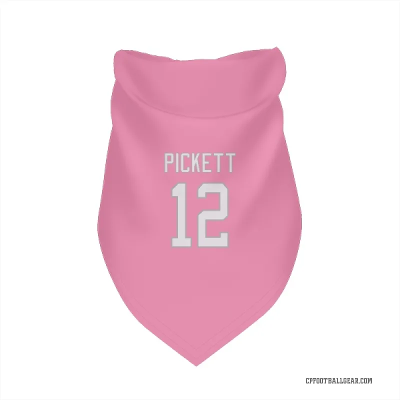Kenny Pickett  Pink Carolina Panthers  Cat & Dog Pet Bandana