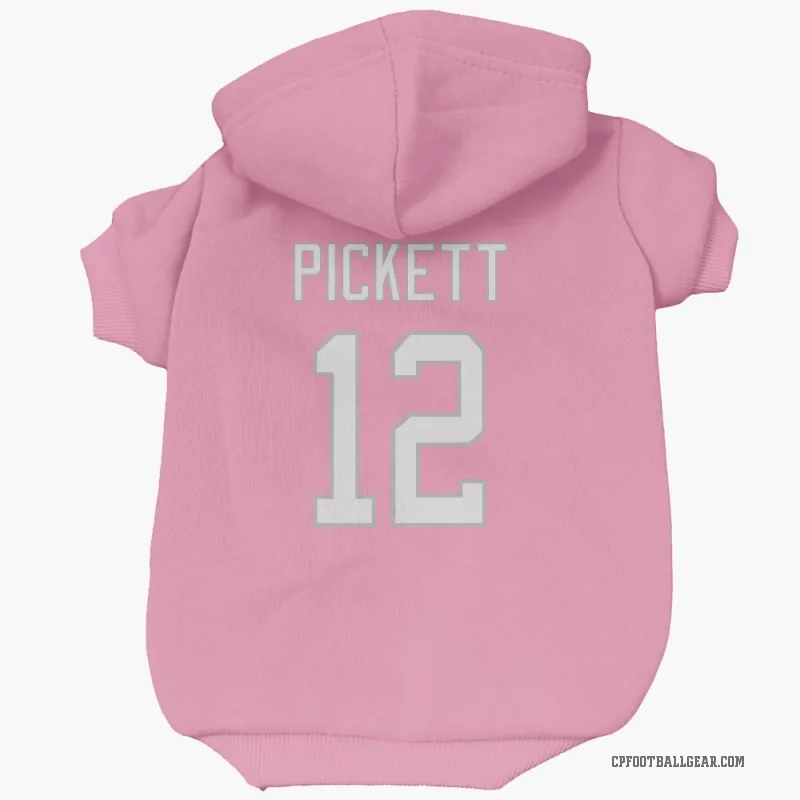 Kenny Pickett  Pink Carolina Panthers  Cat & Dog Pet Hoodie