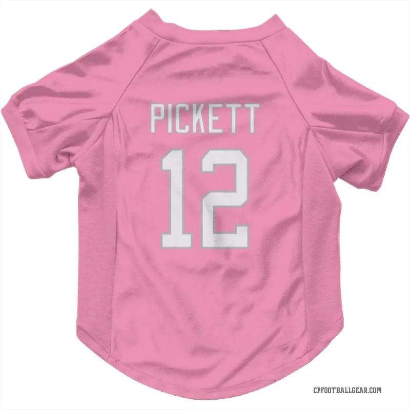 Kenny Pickett  Pink Carolina Panthers  Cat & Dog Pet Jersey