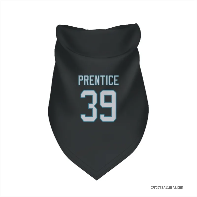 Kobe Prentice  Black Carolina Panthers  Cat & Dog Pet Bandana