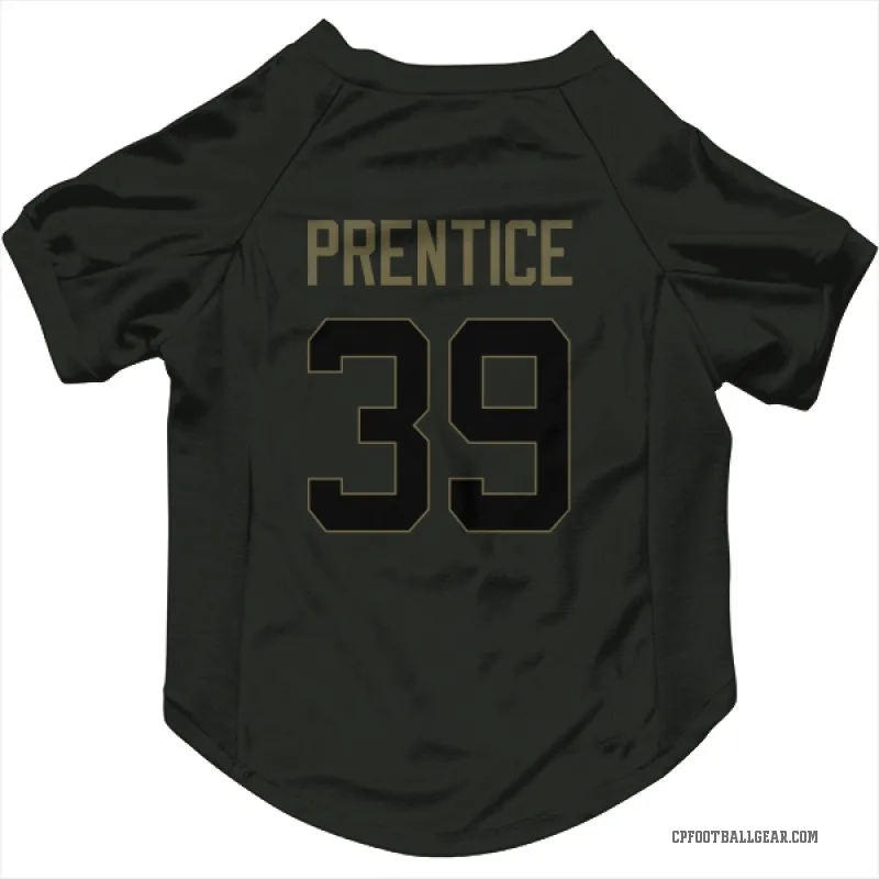Kobe Prentice  Black Carolina Panthers  Service Cat & Dog Pet Jersey