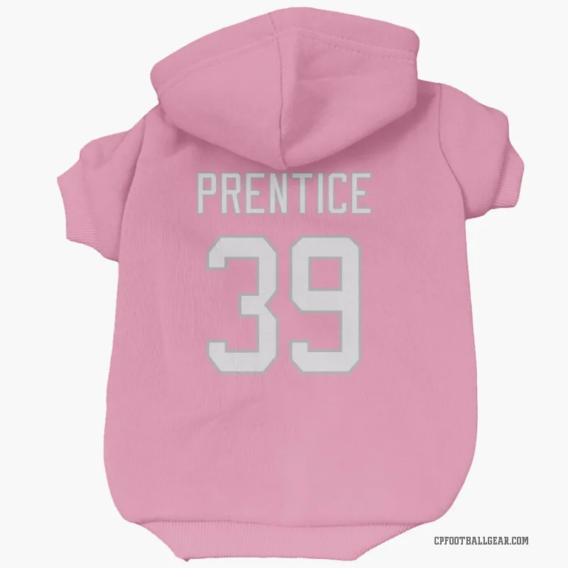 Kobe Prentice  Pink Carolina Panthers  Cat & Dog Pet Hoodie