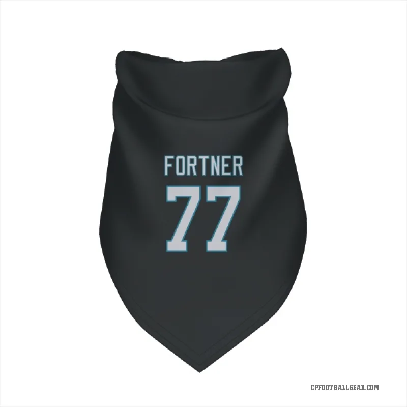 Luke Fortner  Black Carolina Panthers  Cat & Dog Pet Bandana