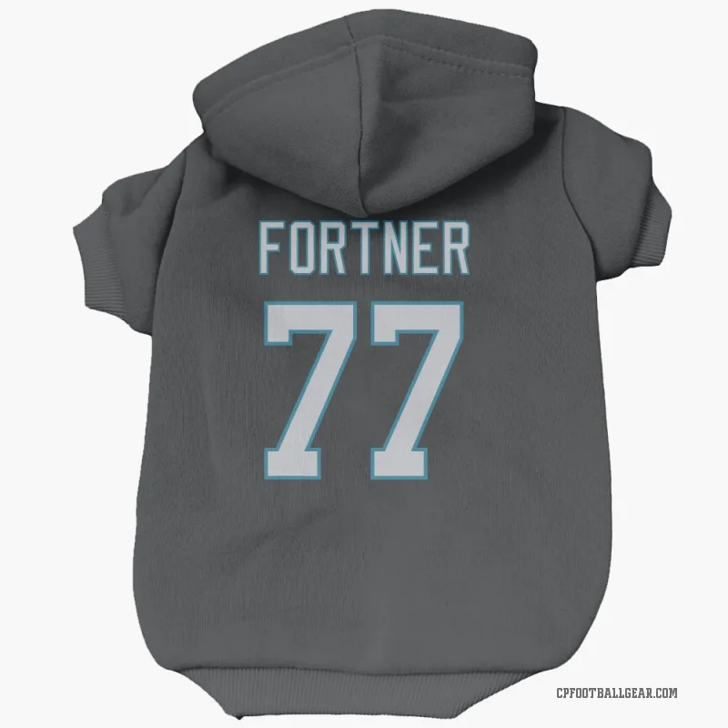 Luke Fortner  Black Carolina Panthers  Cat & Dog Pet Hoodie