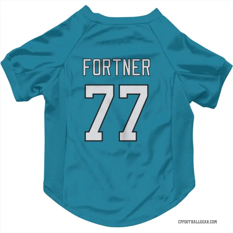 Luke Fortner  Blue Carolina Panthers  Cat & Dog Pet Jersey