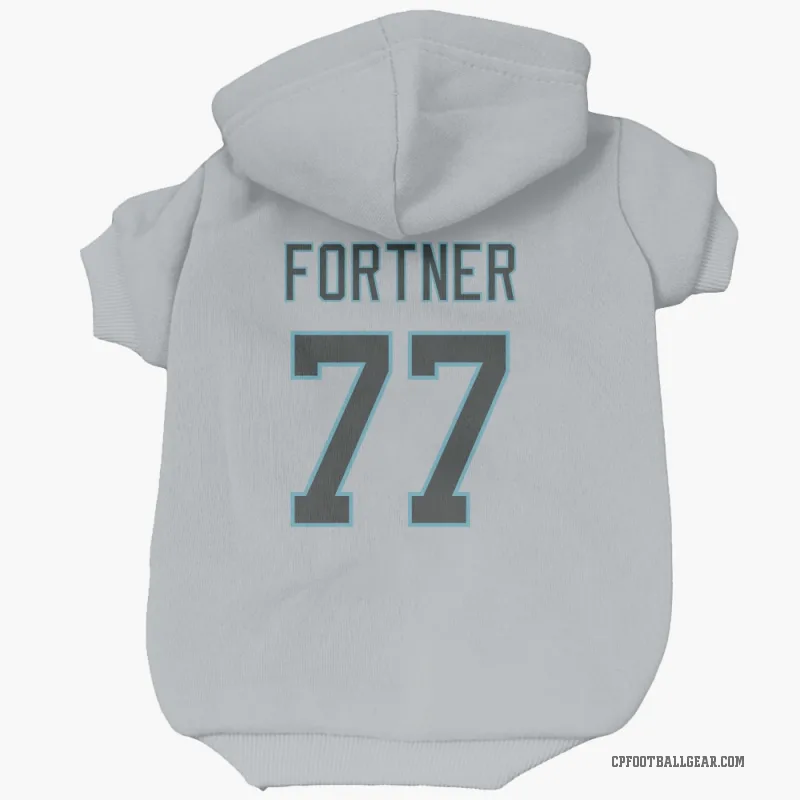 Luke Fortner  White Carolina Panthers  Cat & Dog Pet Hoodie