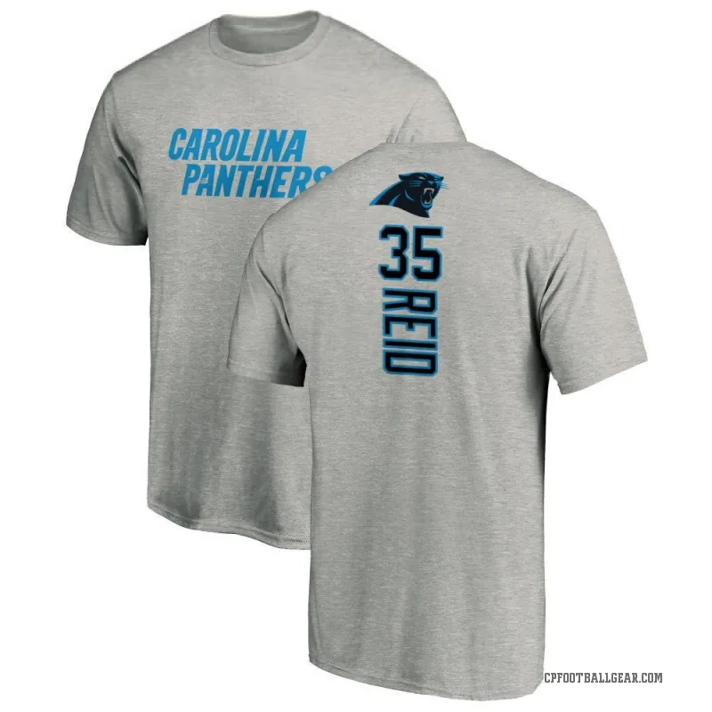 Michael Reid Youth Ash Carolina Panthers Backer T-Shirt -