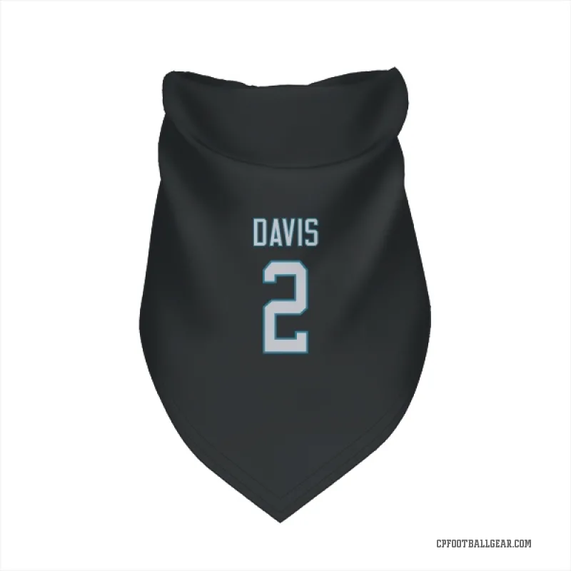 Miles Davis  Black Carolina Panthers  Cat & Dog Pet Bandana