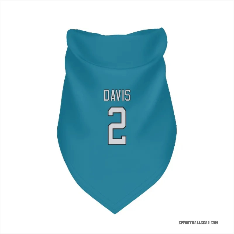 Miles Davis  Blue Carolina Panthers  Cat & Dog Pet Bandana