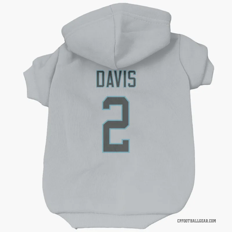 Miles Davis  Carolina Panthers   Silver Cat & Dog Pet Hoodie