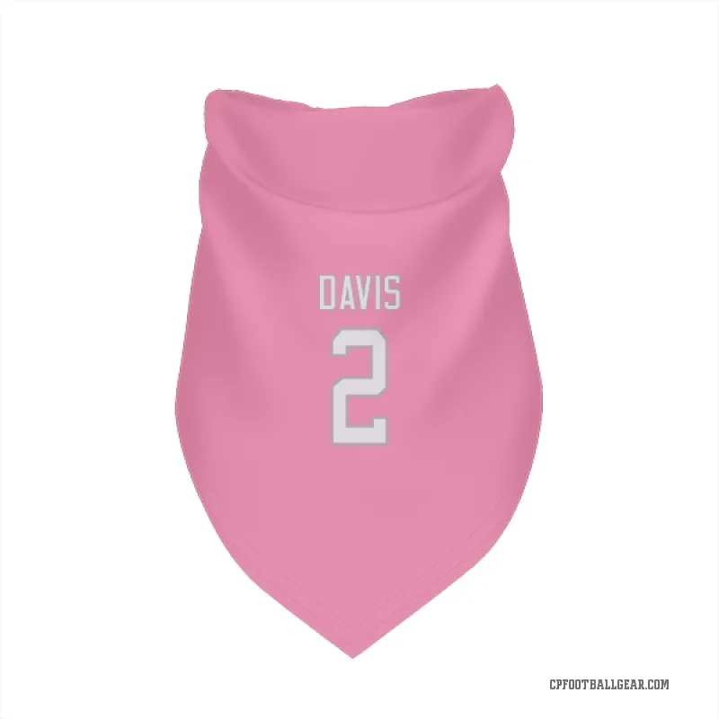 Miles Davis  Pink Carolina Panthers  Cat & Dog Pet Bandana