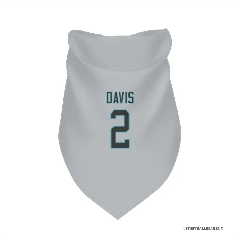 Miles Davis  White Carolina Panthers  Cat & Dog Pet Bandana