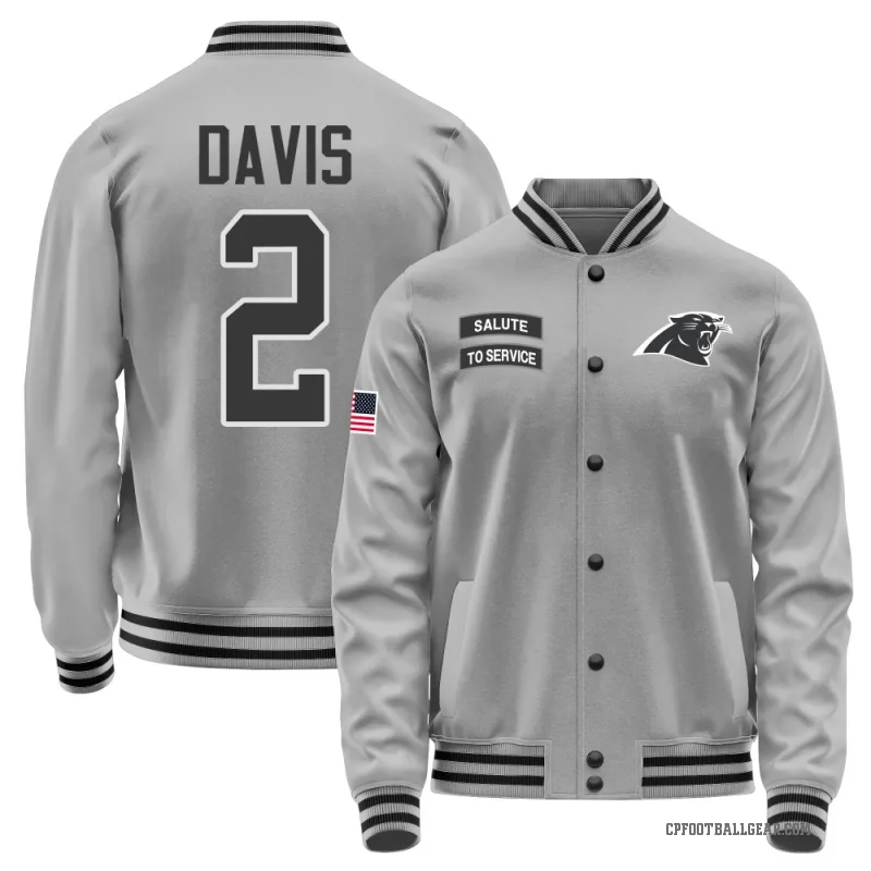 Miles Davis Youth Gray Carolina Panthers Salute to Service Performance Jacket