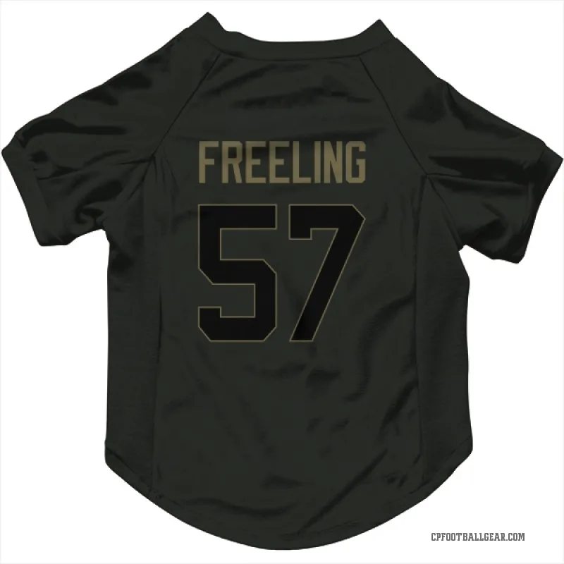 Monroe Freeling  Black Carolina Panthers  Service Cat & Dog Pet Jersey