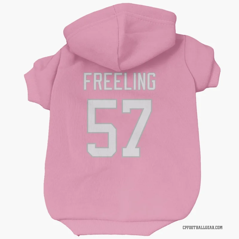 Monroe Freeling  Pink Carolina Panthers  Cat & Dog Pet Hoodie
