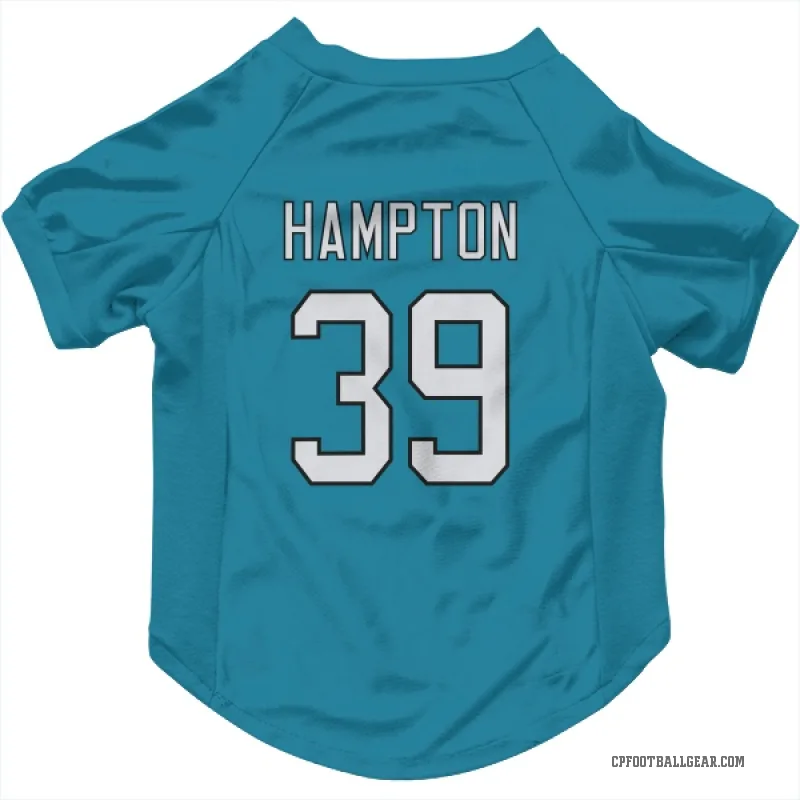 Nick Hampton  Blue Carolina Panthers  Cat & Dog Pet Jersey