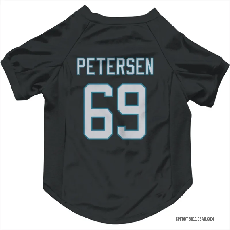 Parker Petersen  Black Carolina Panthers  Cat & Dog Pet Jersey