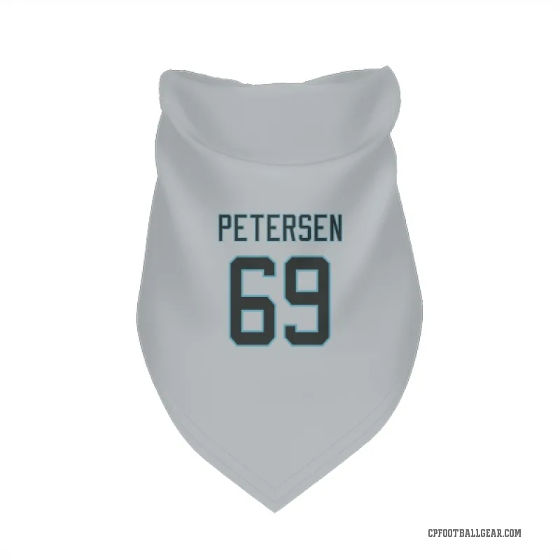 Parker Petersen  Carolina Panthers   Silver Cat & Dog Pet Bandana