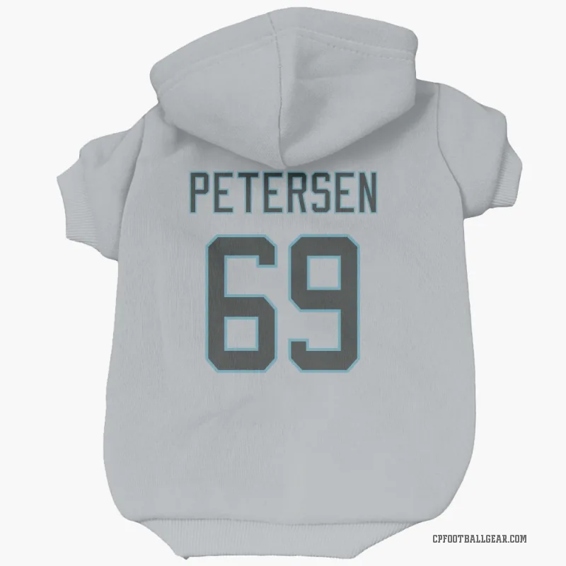 Parker Petersen  Carolina Panthers   Silver Cat & Dog Pet Hoodie