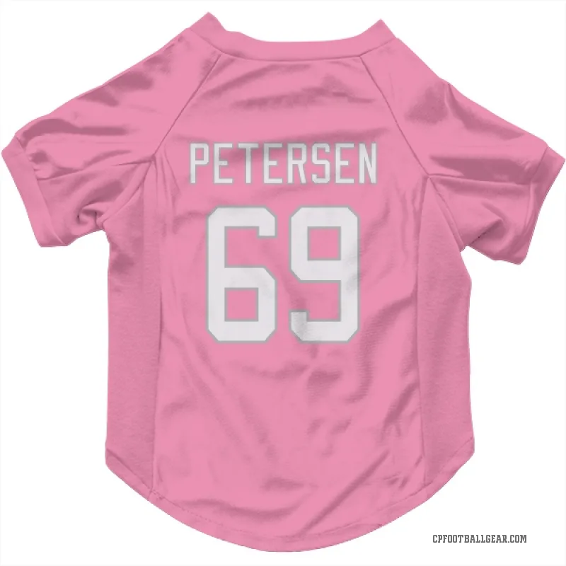 Parker Petersen  Pink Carolina Panthers  Cat & Dog Pet Jersey