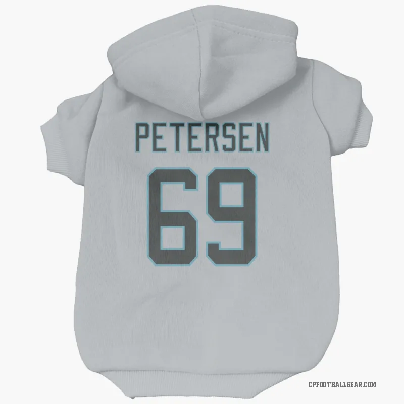 Parker Petersen  White Carolina Panthers  Cat & Dog Pet Hoodie