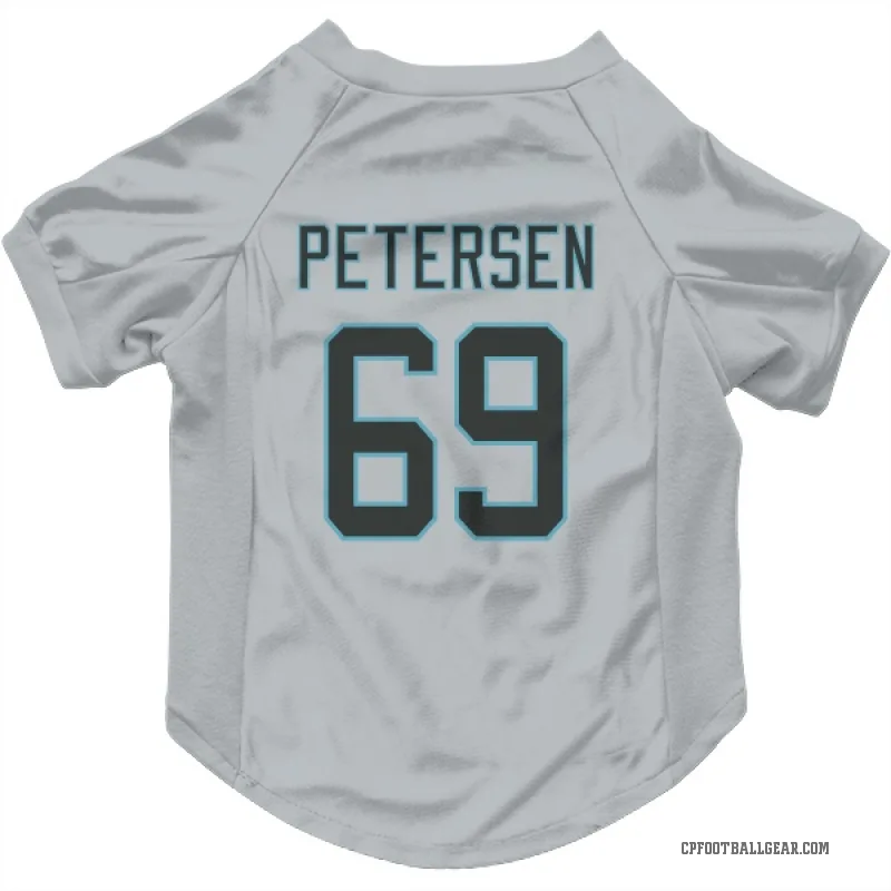 Parker Petersen  White Carolina Panthers  Cat & Dog Pet Jersey