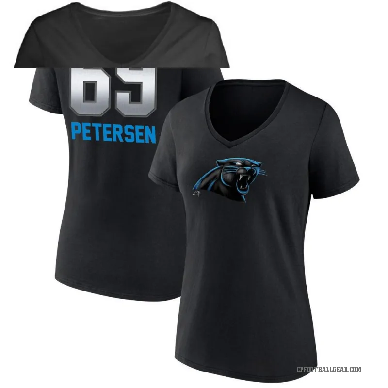 Parker Petersen Women's Black Carolina Panthers Midnight Mascot T-Shirt -