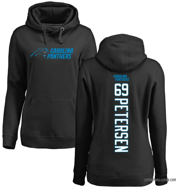 Parker Petersen Women's Black Carolina Panthers Pro Line Backer Pullover Hoodie